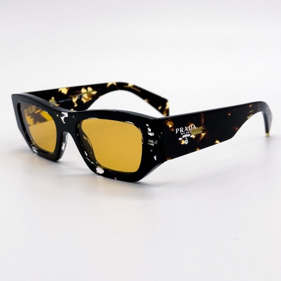 NEW PRADA PRA01S 15O10C SUNGLASSES MEN PR A01S 15O10C HAVANA SQUARE SPR A01 - Picture 6 of 9